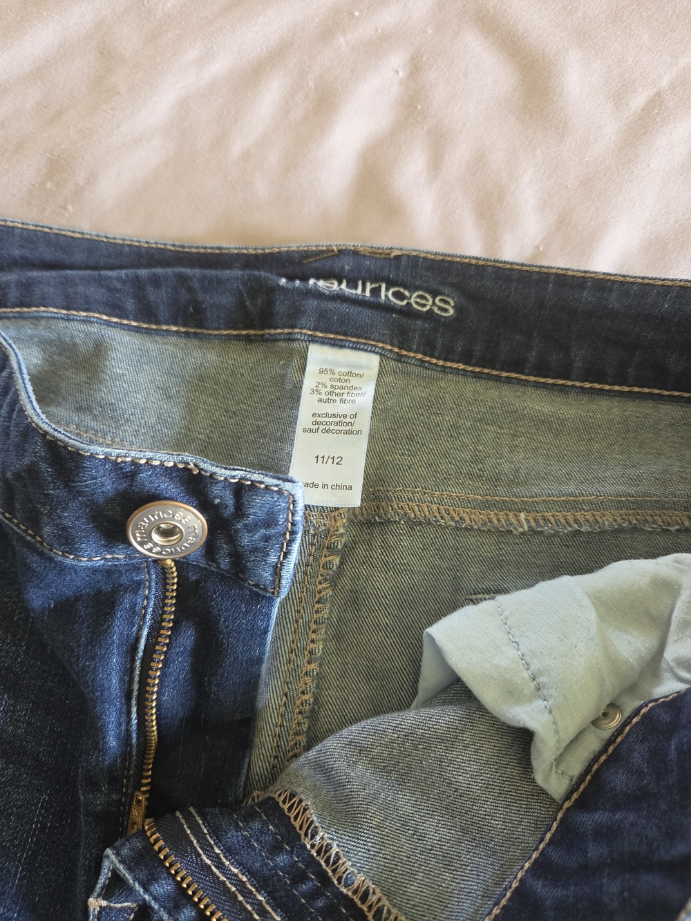 Maurice's Dark Blue High-Rise Women's Jeans